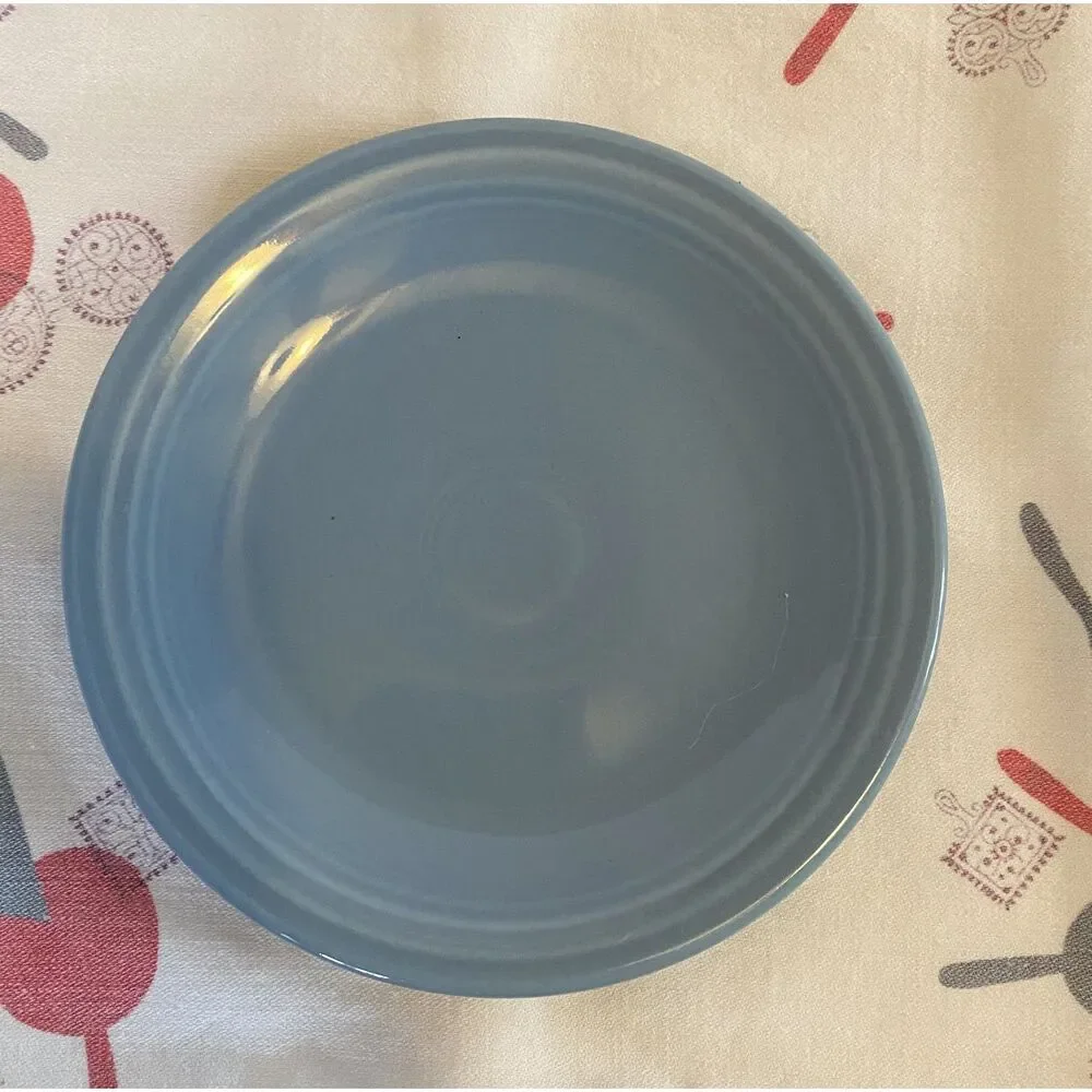 Fiestaware Periwinkle Classic Rim 7 ¼ Salad Plate